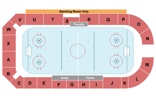 Poirier Sport And Leisure Complex Hockey Seating Chart