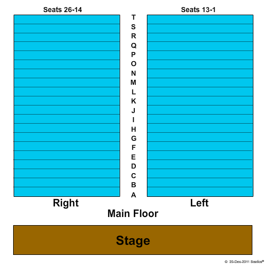 Ponte Vedra Concert Hall End Stage Seating Chart