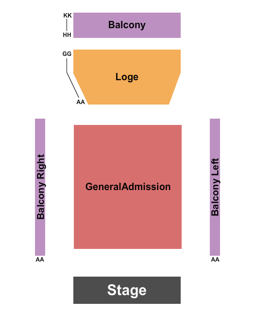 Ponte Vedra Concert Hall Endstage GA Floor Seating Chart