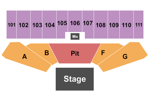 Vystar Pavilion Seating Chart