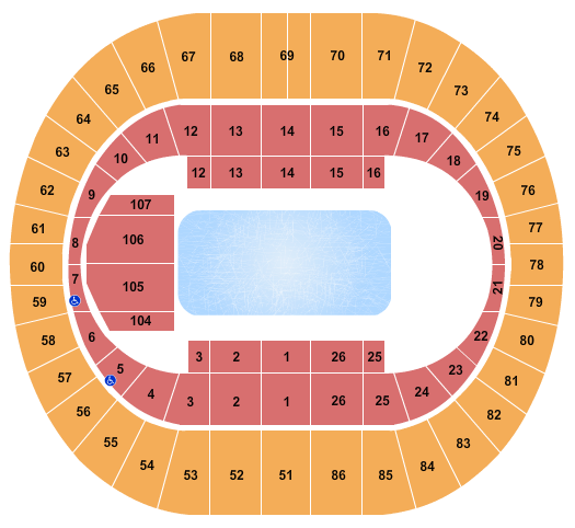 Portland Veterans Memorial Coliseum Disney On Ice Seating Chart