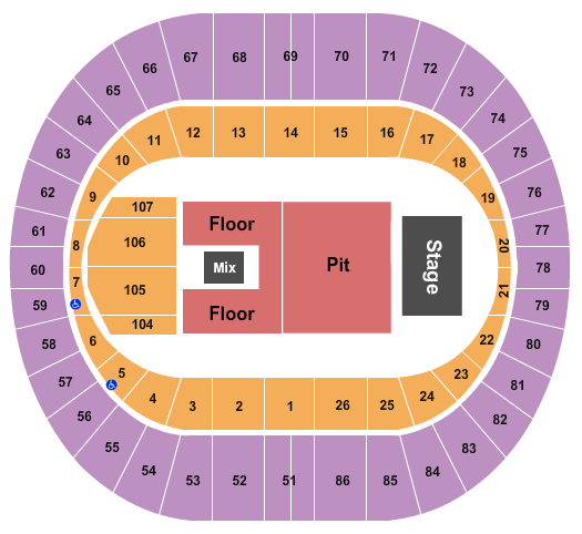 Portland Memorial Coliseum Seating Chart - Portland
