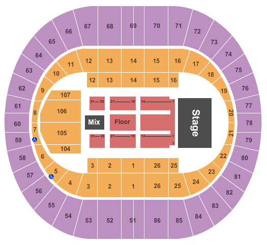 Portland Veterans Memorial Coliseum Gabriel Iglesias Seating Chart