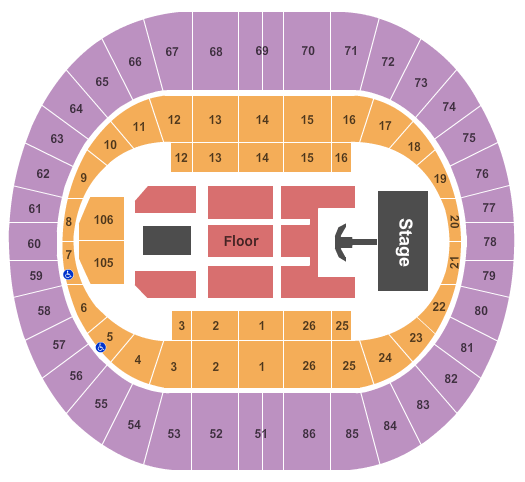 Portland Veterans Memorial Coliseum R Kelly Seating Chart