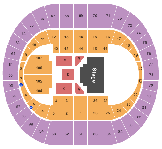 Portland Veterans Memorial Coliseum Sesame Street Seating Chart