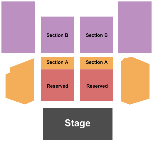 seating chart for Prairie Band Casino & Resort - End Stage - eventticketscenter.com