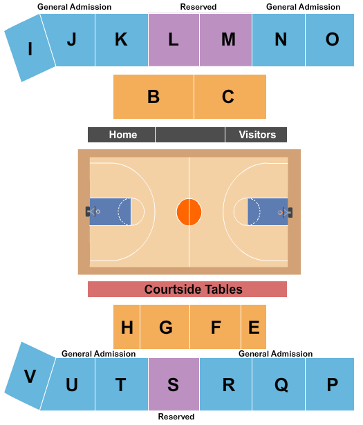 Prather Coliseum Basketball Seating Chart