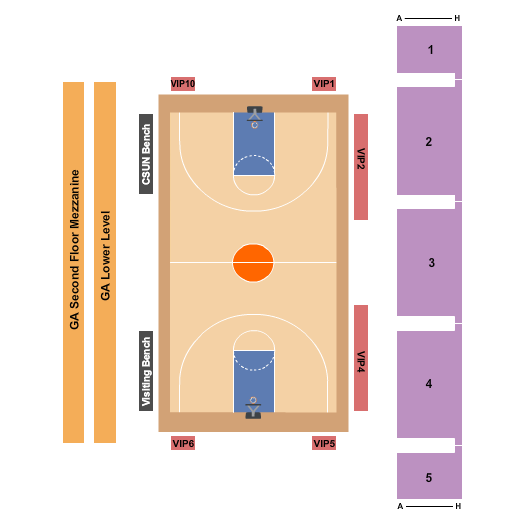 Premier America Credit Union Arena Basketball Seating Chart