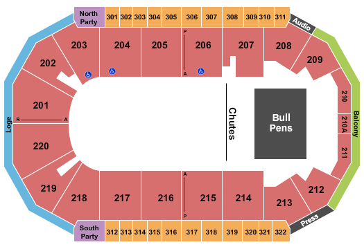 Findlay Toyota Center Seating Chart