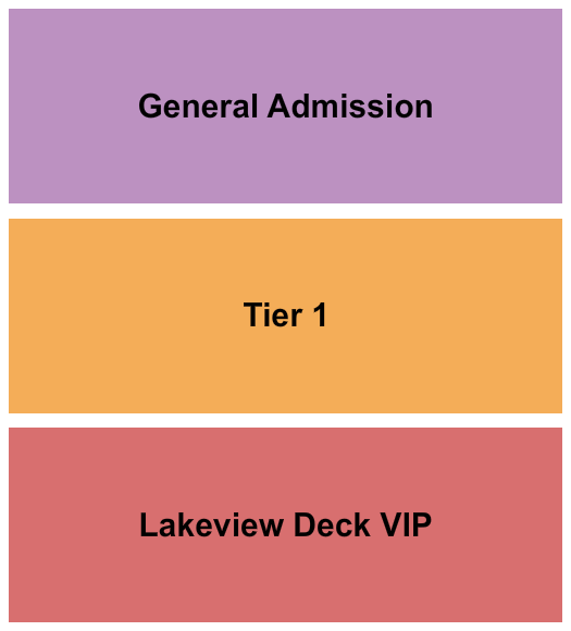 Preservation Plaza at Arnolds Park Amusement Park GA/Tier/VIP Seating Chart