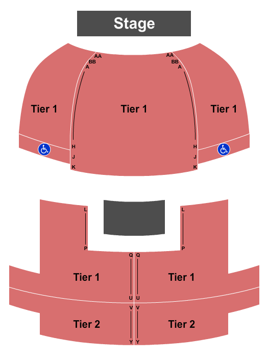 Presidio Theatre Endstage Seating Chart