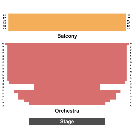 Preston Arts Center End Stage Seating Chart