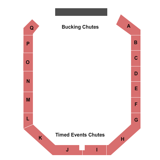 Preston Night Rodeo Grounds Rodeo Seating Chart