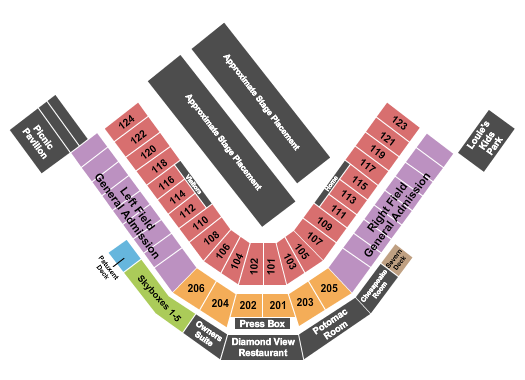 Prince Georges Stadium Nitro Circus Seating Chart