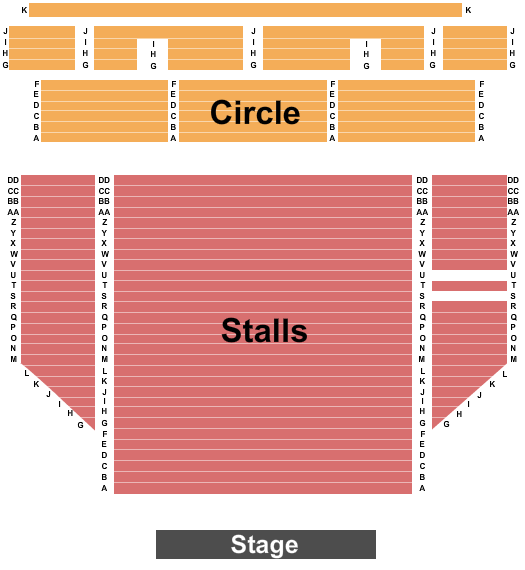 Princess Theatre - Torquay Endstage 2 Seating Chart