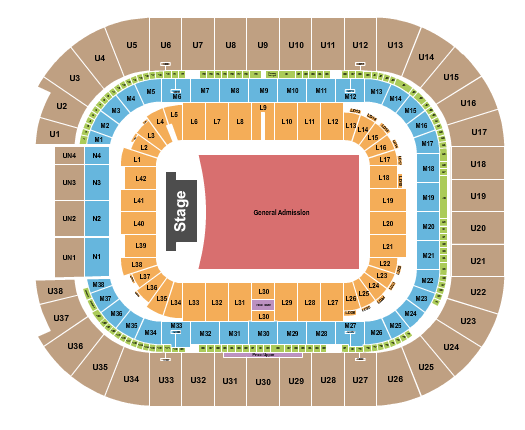 Principality Stadium Endstage GA Seating Chart