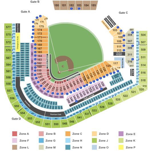 Progressive Field Int Zone Seating Chart