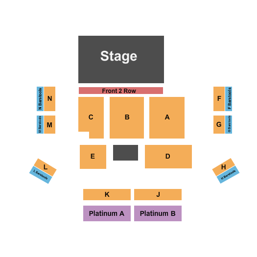 MegaCorp Pavilion Endstage 3 Seating Chart