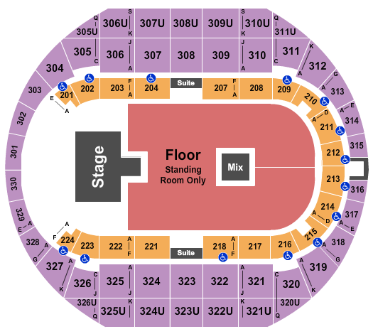 Propst Arena At the Von Braun Center Nate Feuerstein Seating Chart