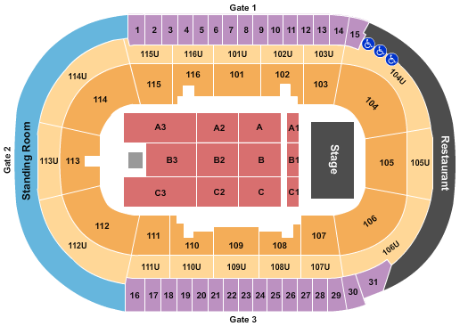 Prospera Place Endstage 4 Seating Chart