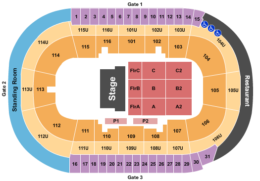 Prospera Place Endstage 3 Seating Chart