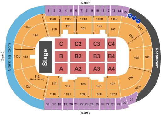 Prospera Place Jeff Dunham Seating Chart