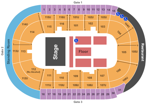 Prospera Place John Cleese Seating Chart