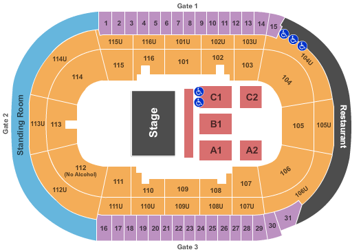 Prospera Place SYTYCD Seating Chart