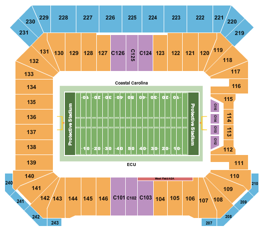 Protective Stadium Birmingham Bowl Seating Chart