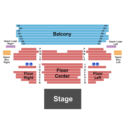 Providence Academy Performing Arts Center End Stage Seating Chart