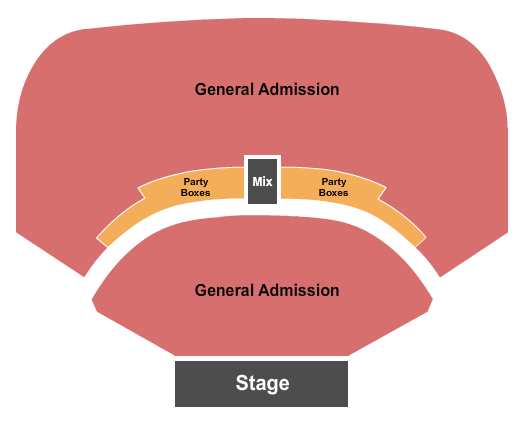 Azura Amphitheater General Admission 2 Seating Chart