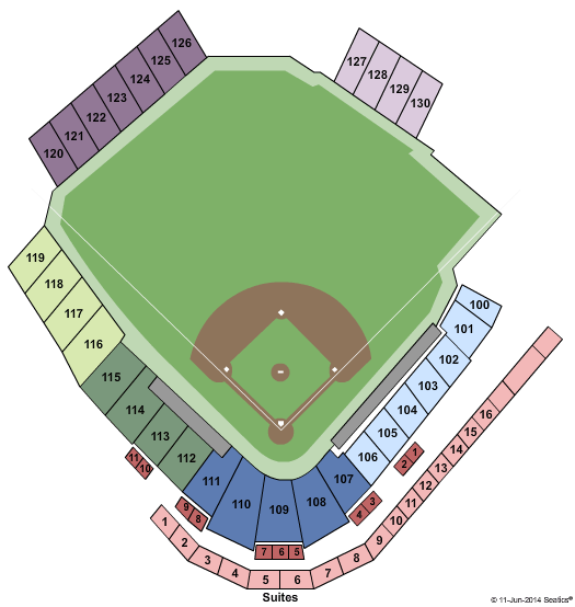 Clover Stadium Baseball Seating Chart