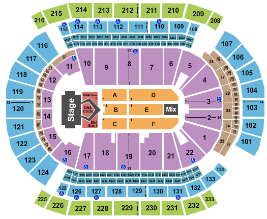 Prudential Center Backstreet Boys Seating Chart