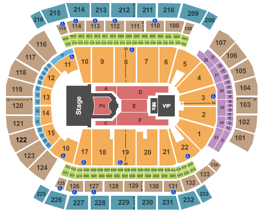 Prudential Center Bad Boy Family Reunion Seating Chart