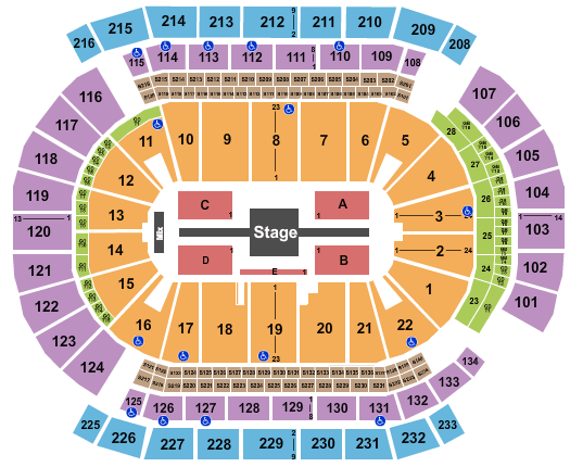 Prudential Center Bad Bunny Seating Chart