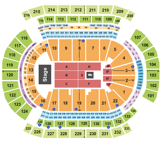 Prudential Center Blessd Seating Chart