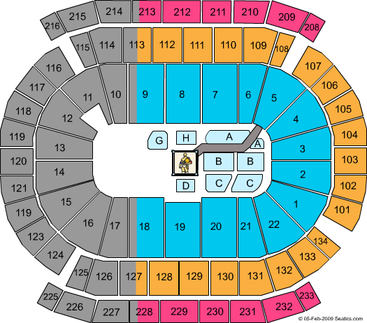 Prudential Center Boxing Seating Chart