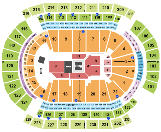Prudential Center Boxing 2 Seating Chart