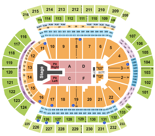 Prudential Center Brandon Lake Seating Chart