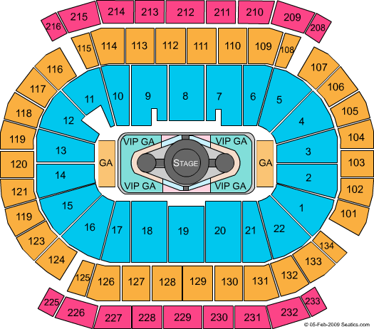 Prudential Center Britney Spears Seating Chart