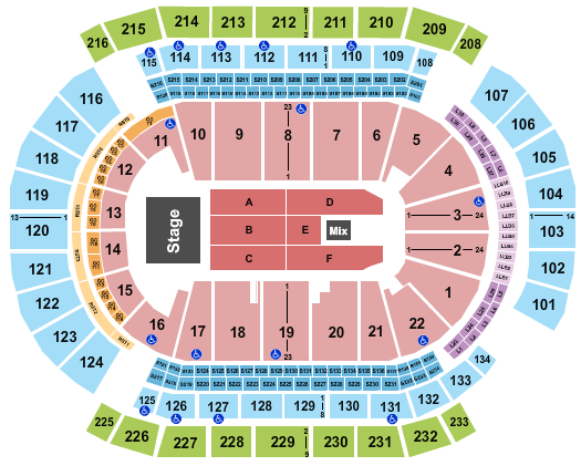 Prudential Center Tickets  Prudential Center Seating Plan