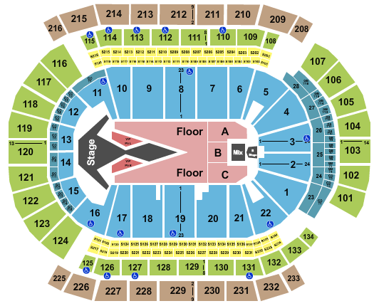 Prudential Center Carrie Underwood Seating Chart