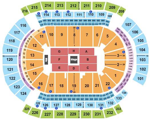 Prudential Center CenterStage Seating Chart