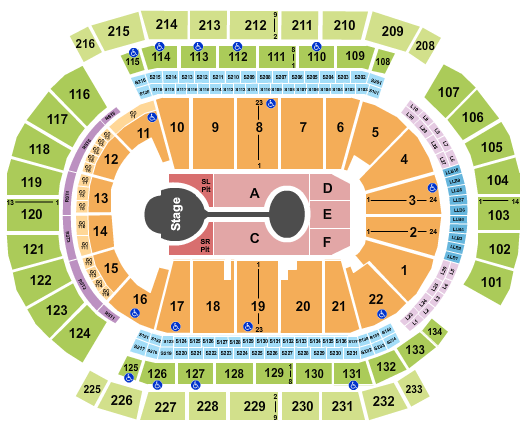 Prudential Center seating chart event tickets center