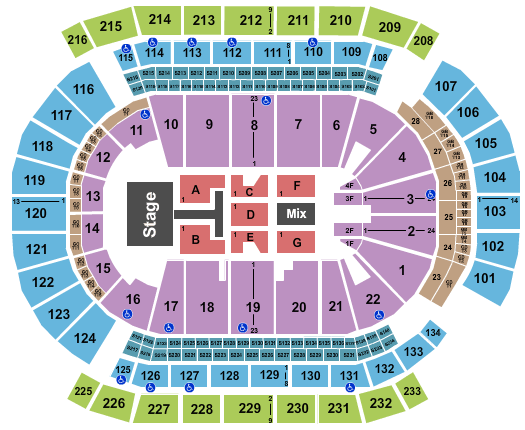 Prudential Center Chris Tomlin Seating Chart