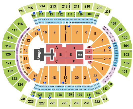 Prudential Center Chris Tomlin Seating Chart
