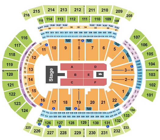 Prudential Center Seating Chart