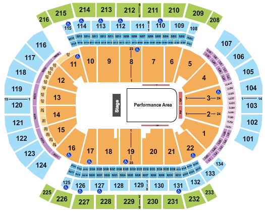 Prudential Center Cirque 2 Seating Chart