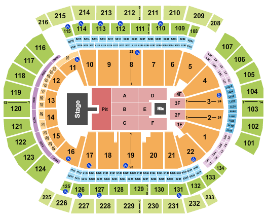 Prudential Center Cody Johnson Seating Chart