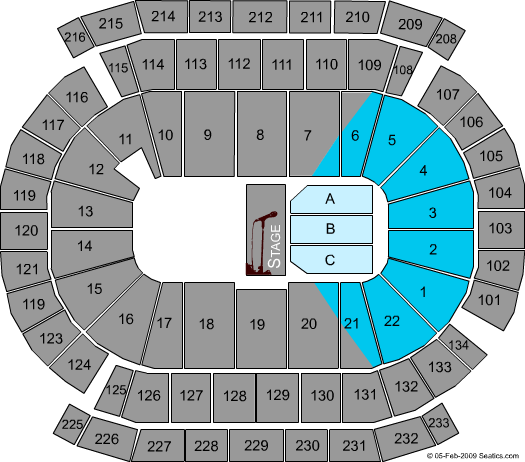 Prudential Center Disney Seating Chart
